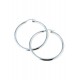 cercles lisses barillet rond barillet or blanc O2221B