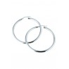 cercles lisses barillet rond barillet or blanc O2221B