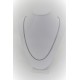 Collier Maille Rouleau Blanc