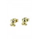 boucles d'oreilles ourson en or jaune pour fille O2274G