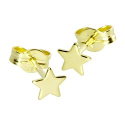 orecchini stella in oro giallo da bambina O2276G