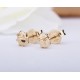 ladybug earrings in yellow gold for girls O2290G