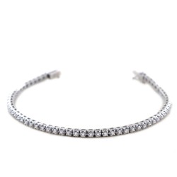 Tennis bracelet in gold and diamonds ct 1.72 G 00417