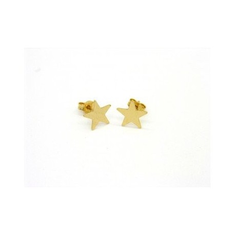 earrings with star in yellow gold O2845G