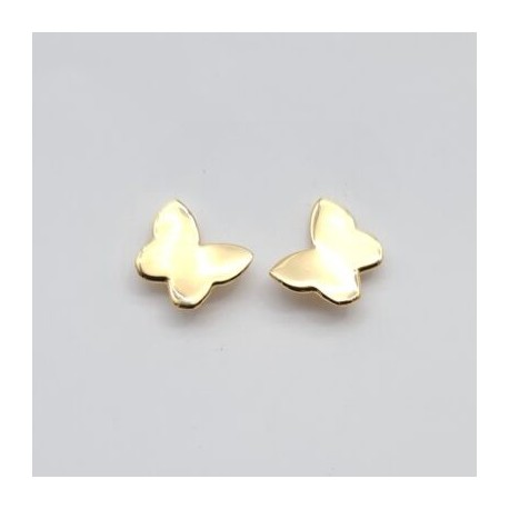 boucles d'oreilles avec papillon en or jaune O2846G