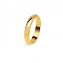 Wedding Ring 5 gr UnoAerre Yellow Gold Wide Band