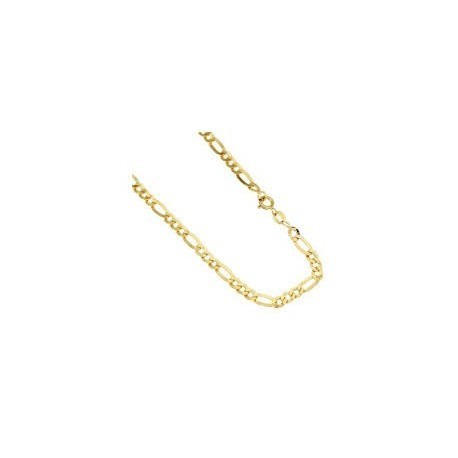 hollow chain link in yellow gold C1712G