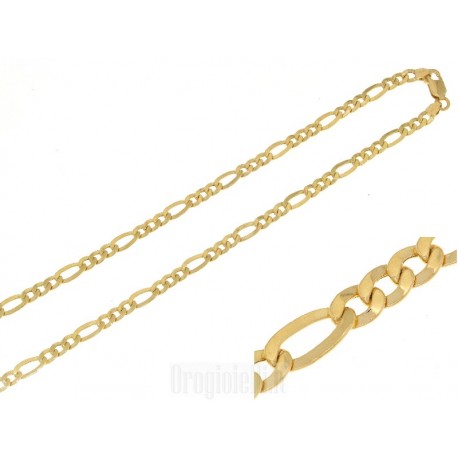 hollow link chain in yellow gold C1713G