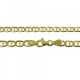hollow tiger link chain in yellow gold C1722G