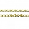 hollow tiger link chain in yellow gold C1722G