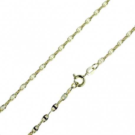 hollow chain in yellow gold C1735G