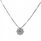 Medium Diamond Rosette Necklace 00427