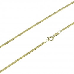catenina coda di volpe unisex in oro giallo C1911G