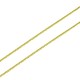 catenina coda di volpe unisex in oro giallo C1871G