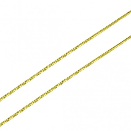 Unisex Fuchsschwanzkette in Gelbgold C1871G