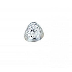 women's openwork ring in white gold A2376B