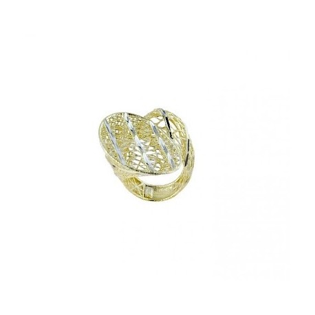 women's openwork gold ring A2383BG