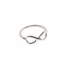 polished infinity ring in 18 kt white gold A2395B