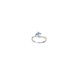 18 kt white gold solitaire ring A2399B