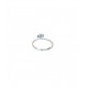 solitaire ring in 18 kt white gold A2406B