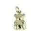 teddy bear charm in 18kt yellow gold C1246G