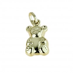charm ours en peluche en or jaune 18 carats C1246G