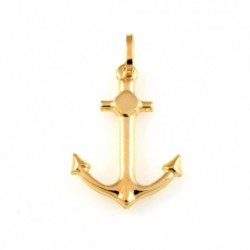 polished anchor pendant in 18kt yellow gold C1431G