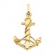 anchor with 18kt yellow gold cord C1433G