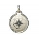 compass rose pendant in 18kt white gold C1464B