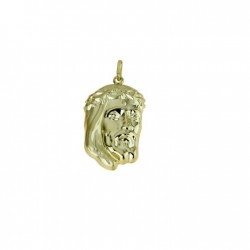 Pendentif saint visage en boîte en or jaune 18 carats C1636G