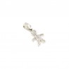 Pendant baby cubic zirconia in 18kt white gold C2707B