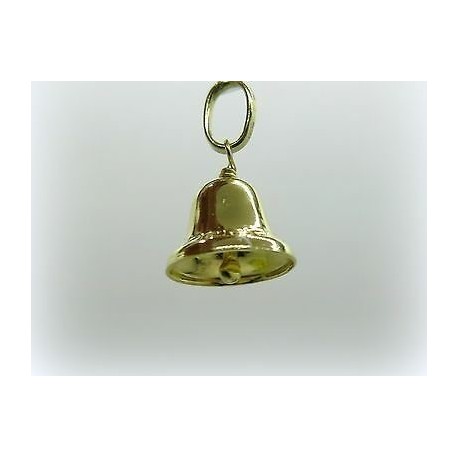 pendentif cloche en or jaune 18 carats C1242G