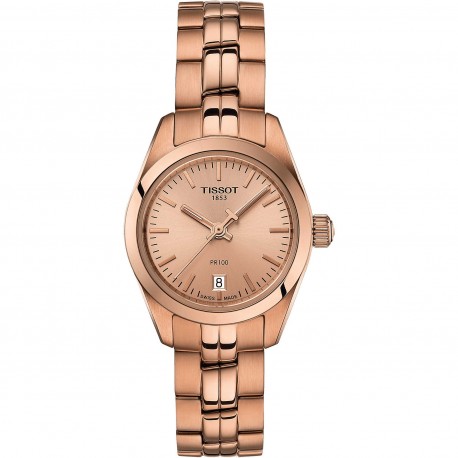 tissot rose gold watch women's