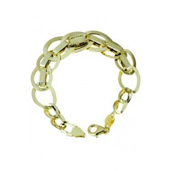 Women's chain bracelet in yellow gold BR949G