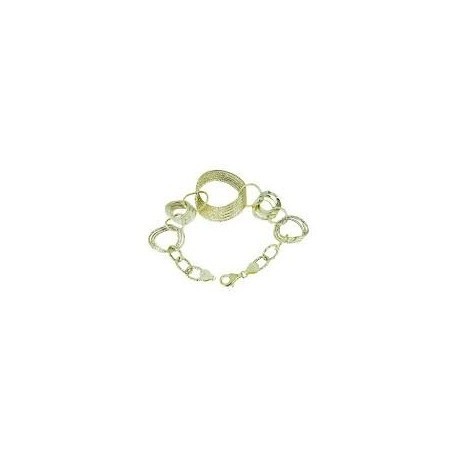 BR948G yellow gold women's chain bracelet