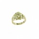 lion head ring in yellow gold A2355G
