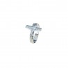 bague avec croix en or blanc 18kt A1988B