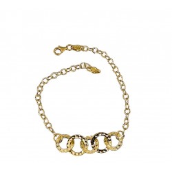 chain bracelet with central scale B3178G
