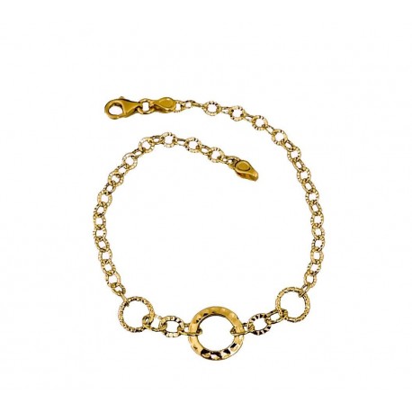 bracciale a catena con centrale a scalare B3180G