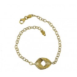 chain bracelet with central graduated B3182G