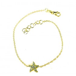 bracelet étoile de mer pavé BR02953G
