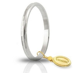 fedina unoaerre mughetto oro bianco 18 kt