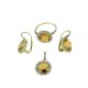 Parure earrings with monachina hook P2899G