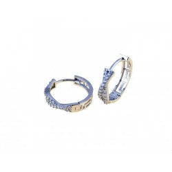 Earrings with cubic zirconia C2678B