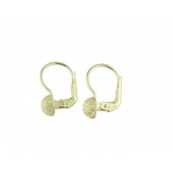 Satin sphere earrings with monachina hook 02024G