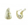 Pierced earrings with clip and pin O2049BG