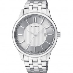 Citizen Quarzo Uomo Cinturino Orologio in Acciaio Inox BI1050-56A