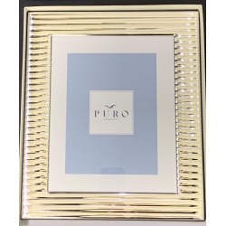 Frame in silver 925 ribbed