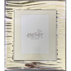 frame in silver 925 striped