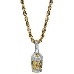 collier avec bouteille de champagne rappeur mamy jo